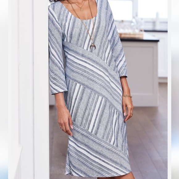 Soft Surroundings Dresses & Skirts - Soft Surroundings Sonya Linen Dress Size XL NWT